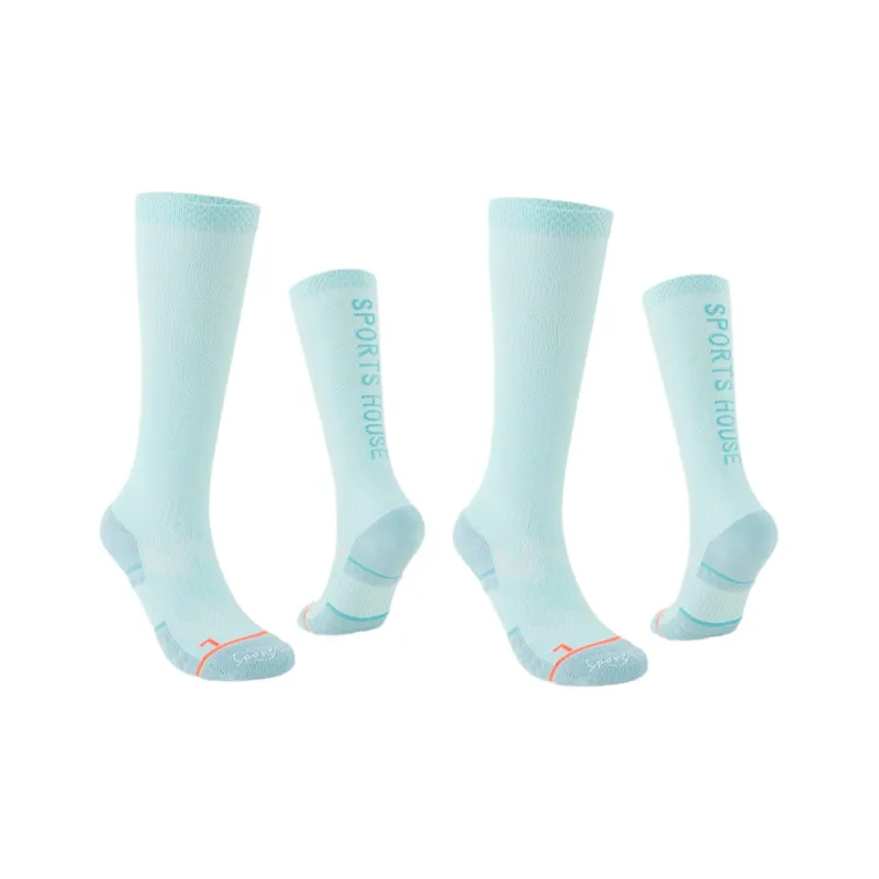 SPORT'S HOUSE Sports Socks Multicolor Nylon Cotton Women's 2 Pack-13