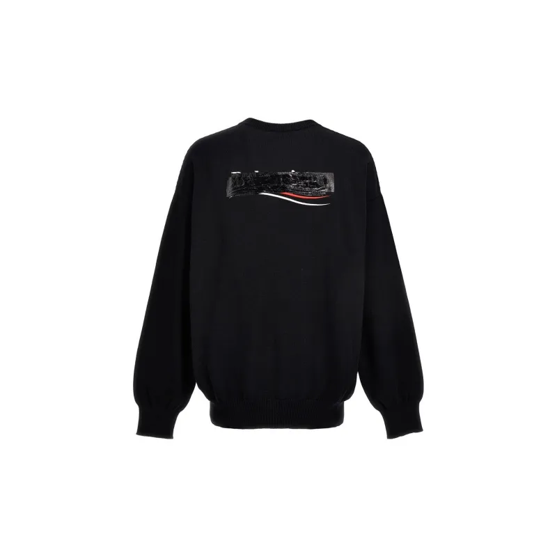 Balenciaga Sweater Regular Fit Men's Black-1