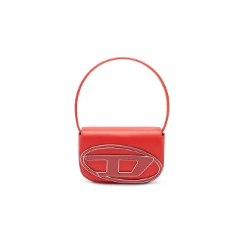 DIESEL Cow Leather 1DR Bag Crossbody Bag Shoulder Bag Women's Red