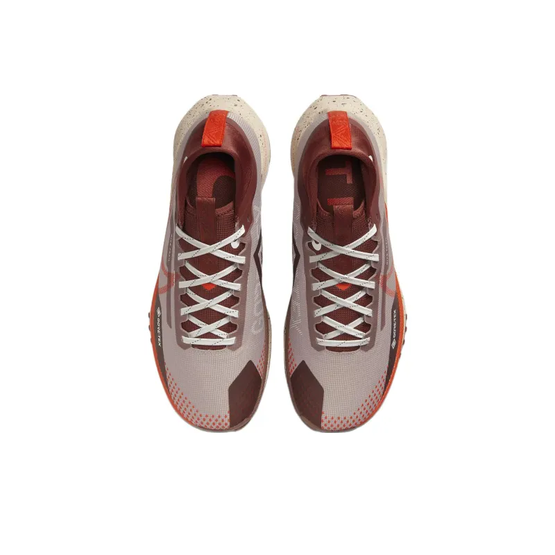 Nike React Pegasus Trail 4 Gore Tex Diffused Taupe Dark Pony Sail Picante Red Women's-3