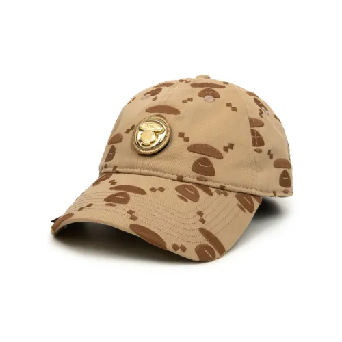 Aape Baseball Caps Unisex Brown BGH