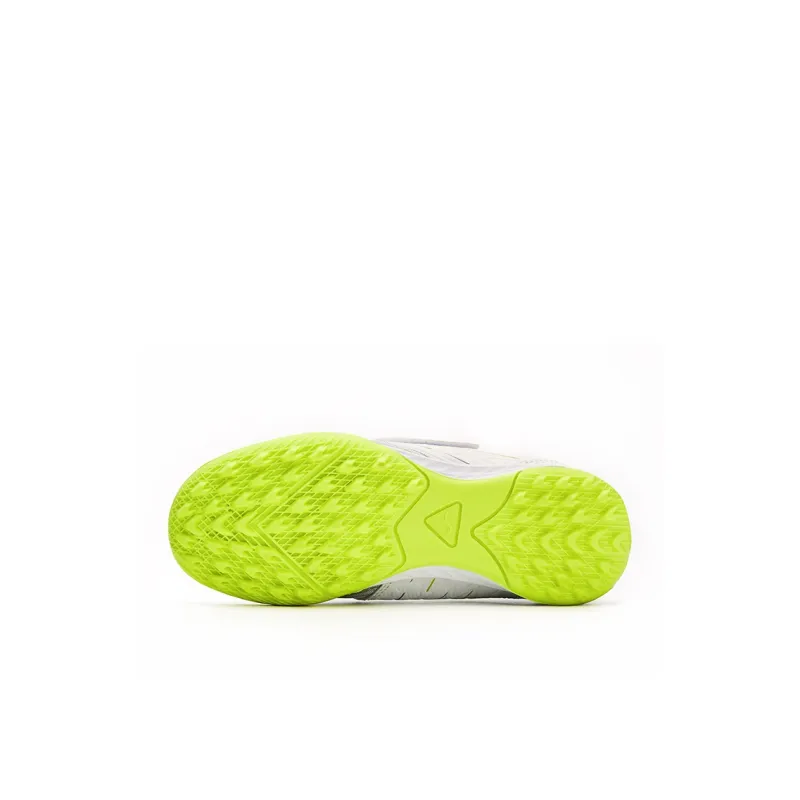 Joma Anti Slip And Wear Resistant Coverage Low Top Kids' Soccer Shoes White Green Kids'-4