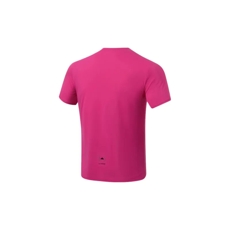 LiNing T Shirt Men's Vibrant Pink-1