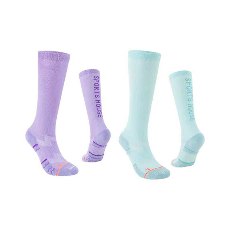 SPORT'S HOUSE Sports Socks Multicolor Nylon Cotton Women's 2 Pack-17