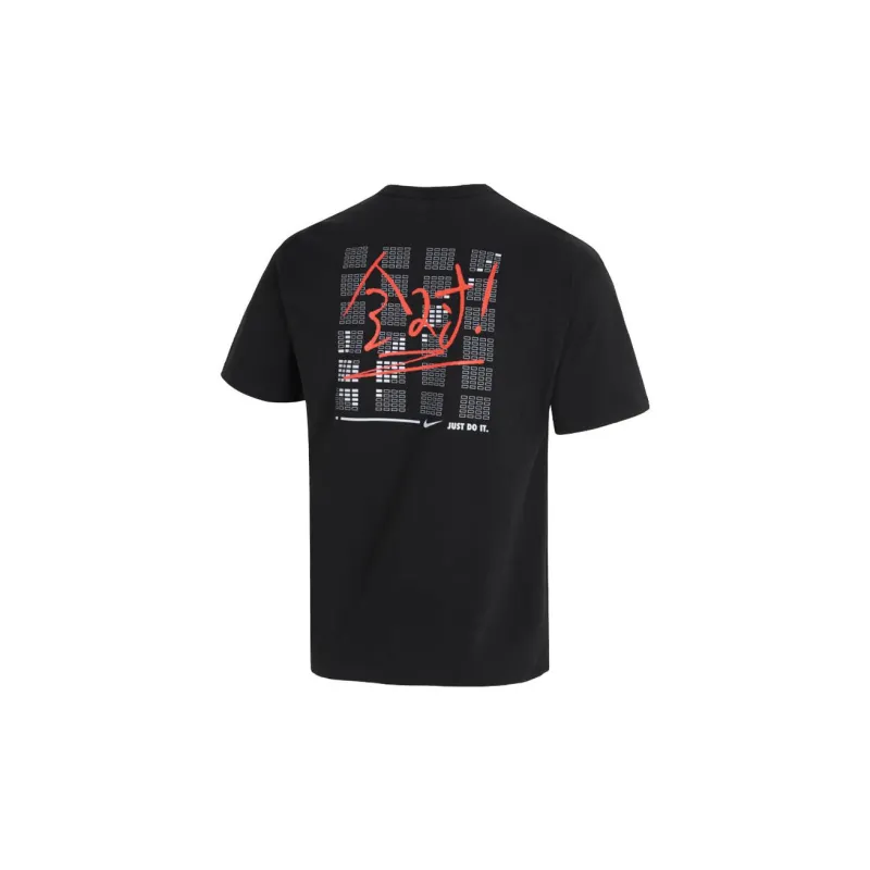 Nike T Shirts Unisex Black-1