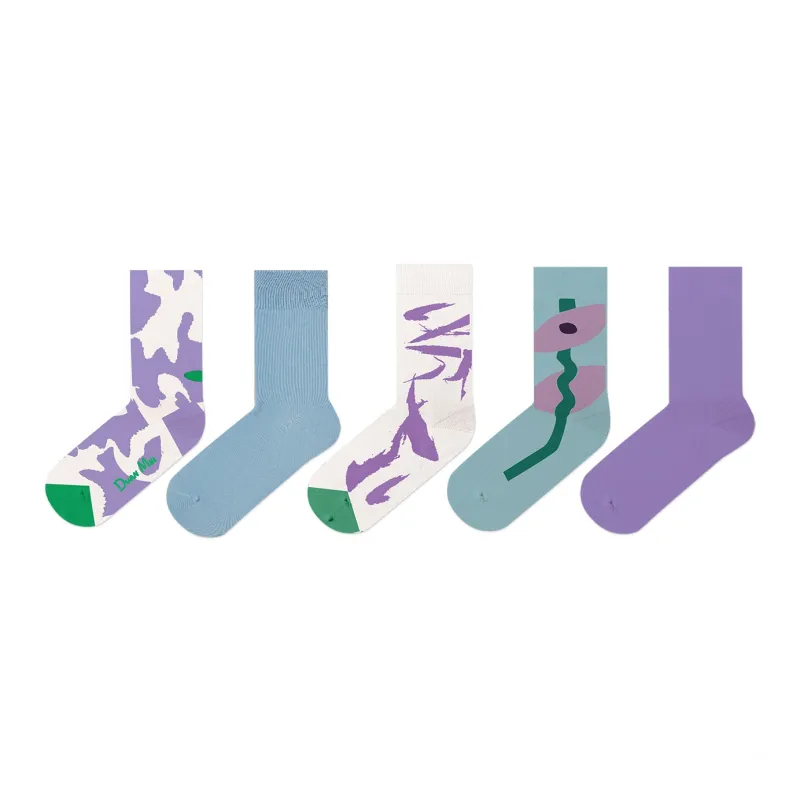 Duanmei Women's Mid Calf Socks-6