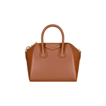 GIVENCHY Antigona Cow Leather Shoulder Bag Crossbody Bag Handbag Mini Women's Brown