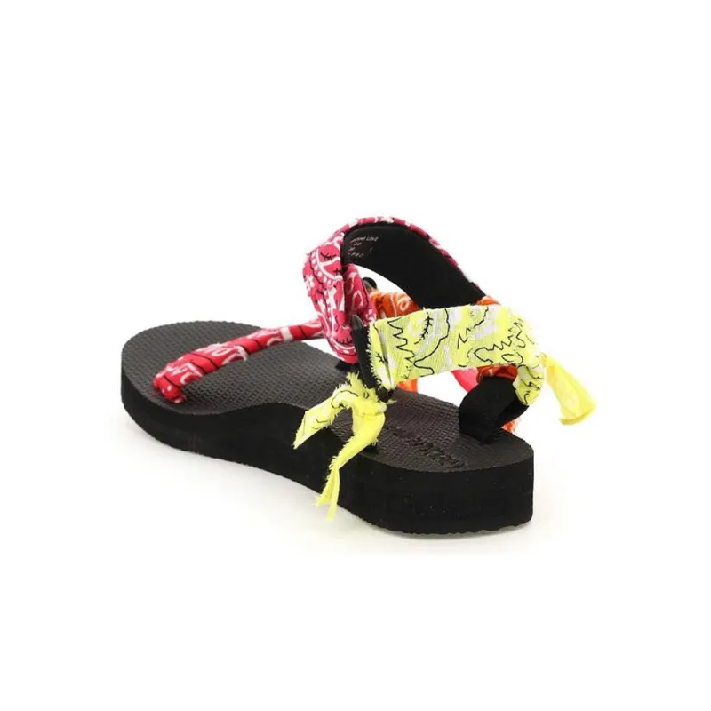 Arizona Love Stylish Sandals Women's Red Orange Yellow-8