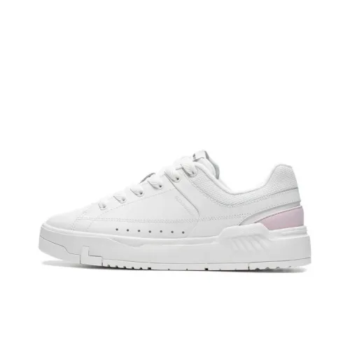 LINING COMMON 70s Skateboard Shoes Women's Low-Top White/Pink