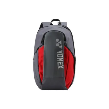 YONEX Fabric With Synthetic Leather Backpack Regular Unisex Gray Pearl