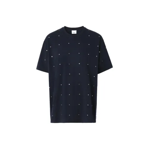 Burberry T-Shirts Men Dark Charcoal Blue