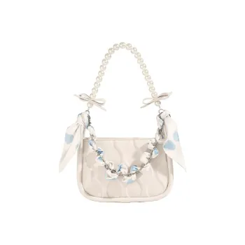 TOUTOU PU Handbag Regular Women's Birch White/Sea Salt Blue