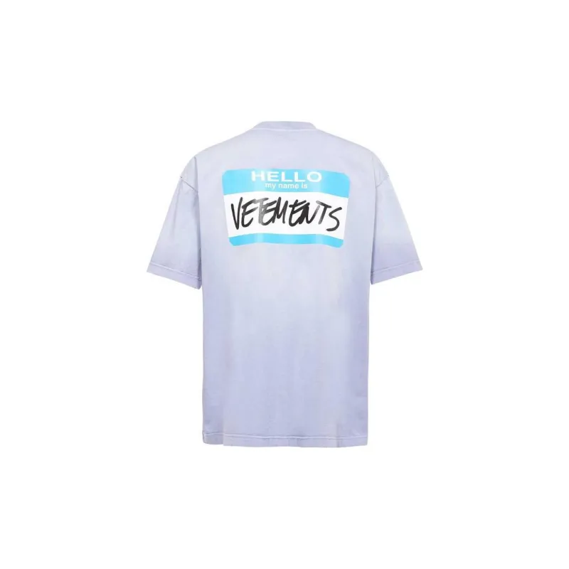 Vetements My Name Is T Shirt-1