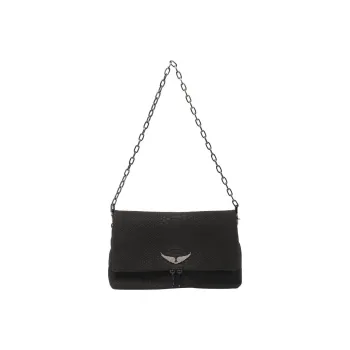 Zadig & Voltaire Rocky Embossed Shoulder Bag