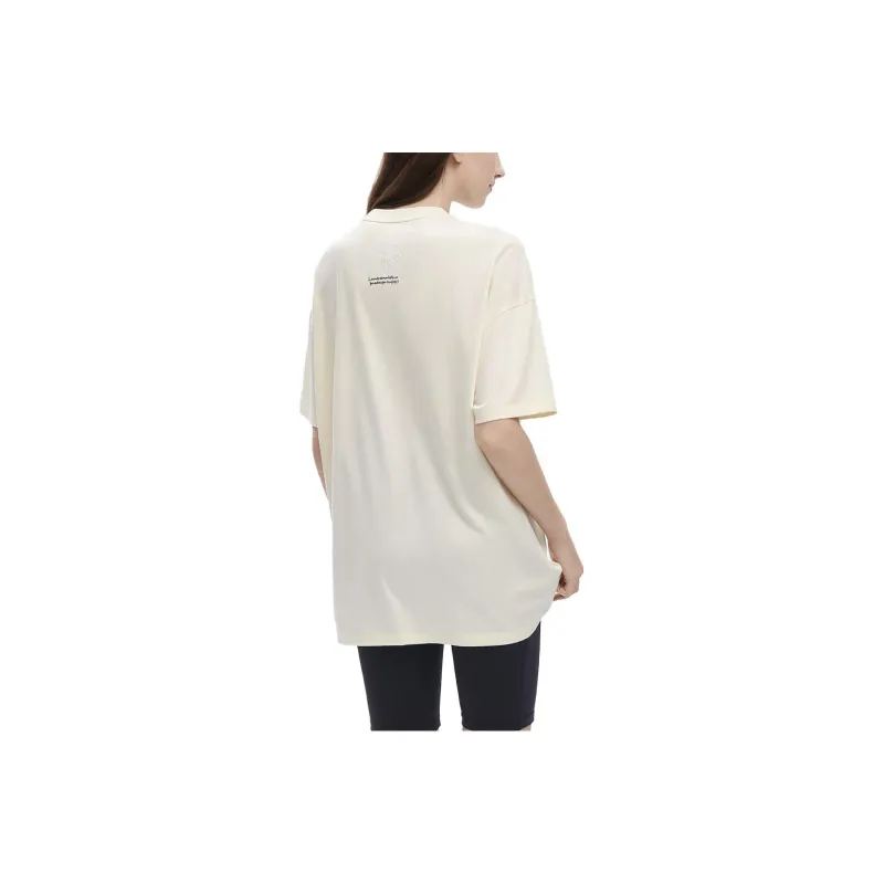 FILA T Shirt Women's Oil Wax Yellow-1