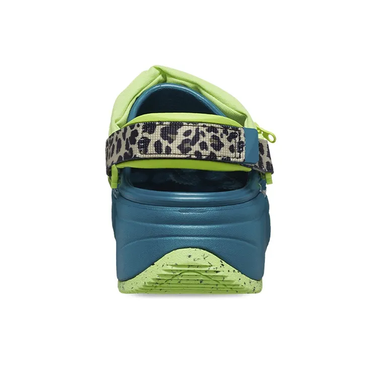 Crocs Hiker Xscape Animal Print Clog 'Teal Green'-4