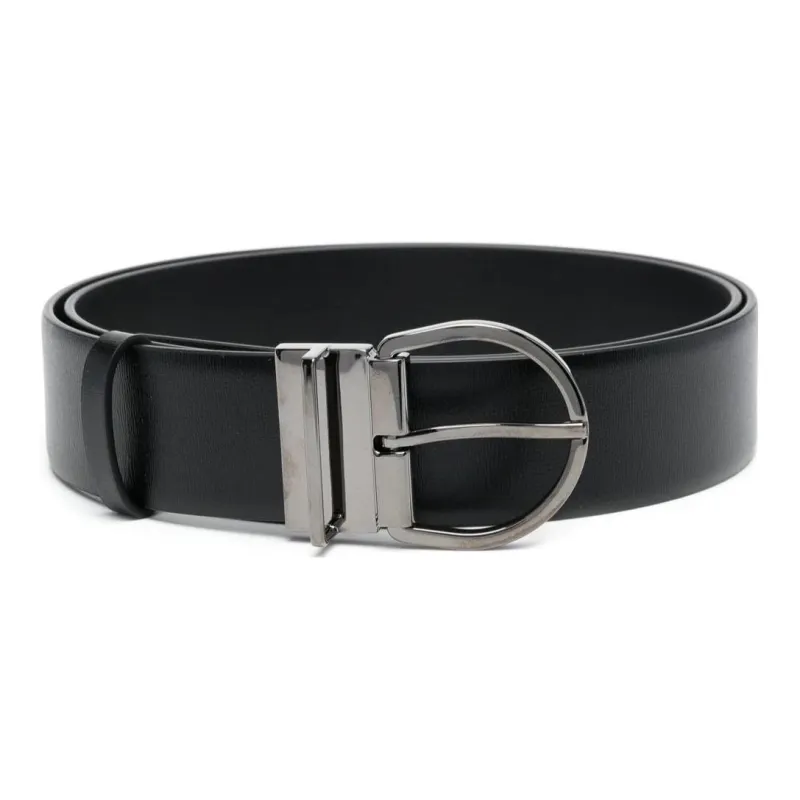 Valentino Leather Belts Men Black-0