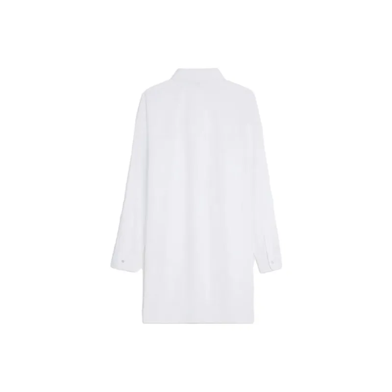 CELINE Long Sleeved Dresses Women's White-1