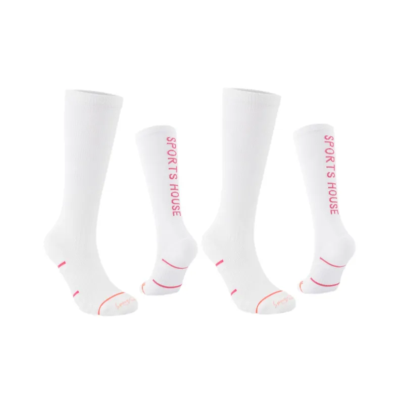SPORT'S HOUSE Sports Socks Multicolor Nylon Cotton Women's 2 Pack-4