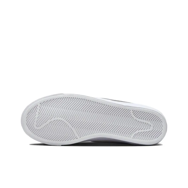 Nike Blazer '77 Abrasion Resistant Breathable Mid Top Skateboard Shoes Men's White Purple-5