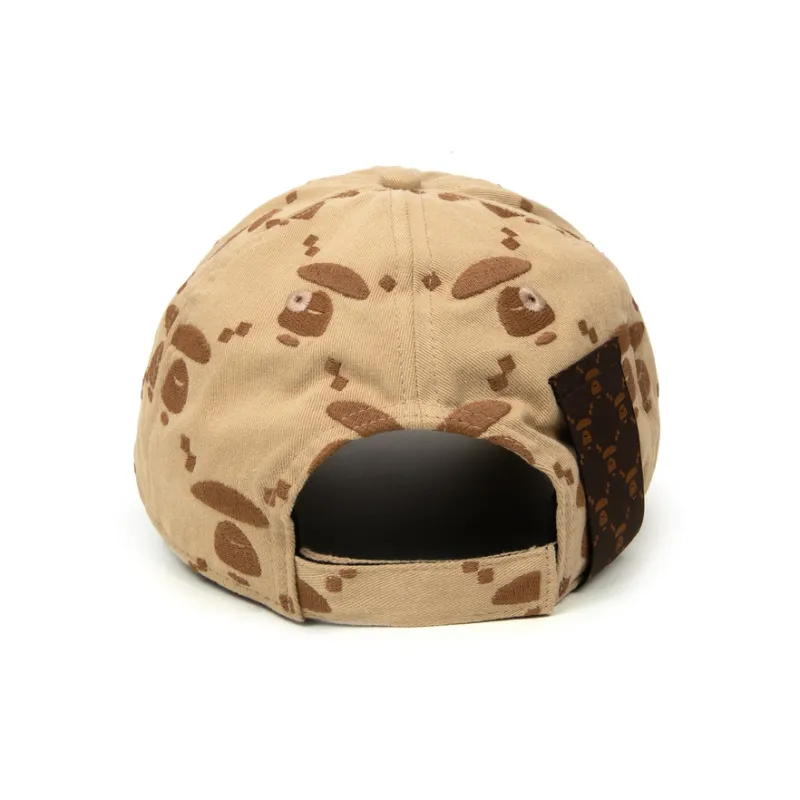 Aape Baseball Caps Unisex Brown BGH-4