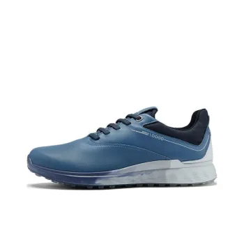Ecco Golf S3 Low Top Sports Casual Shoes Men's Ocean Blue
