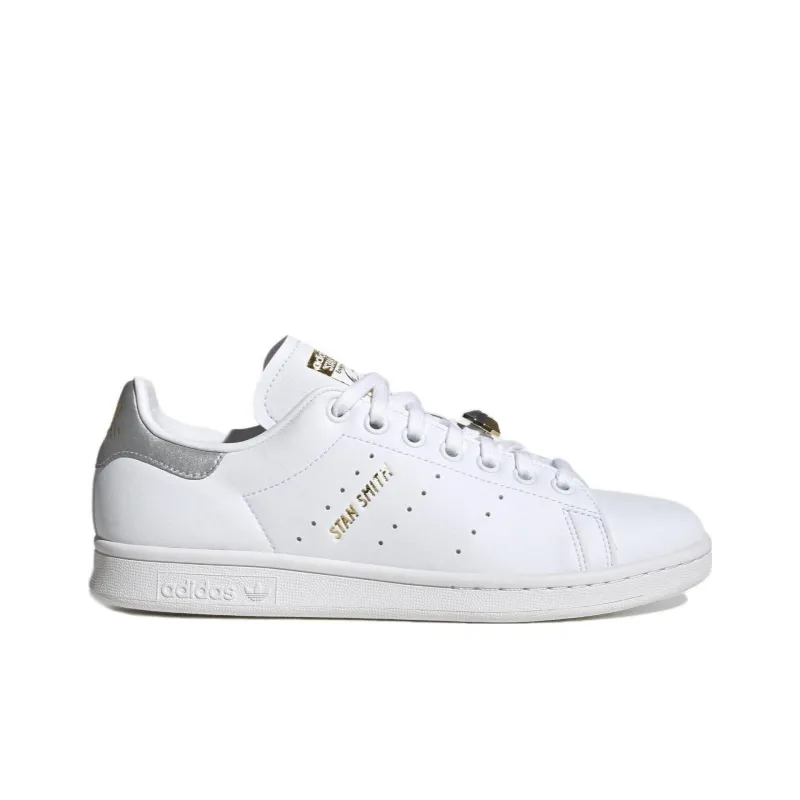 Adidas Stan Smith Cloud White Silver Metallic Gold Metallic Women's-1