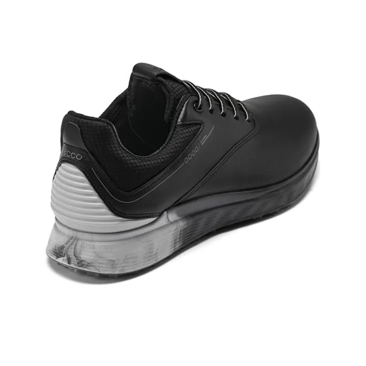 Ecco Golf S3 Low Top Sports Casual Shoes Men's Black-2