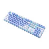 Mechanical Engineer Alloy, Purple White, Single-Color Lighting 108 Keys