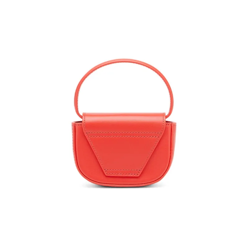 DIESEL Cow Leather 1DR Bag Crossbody Bag Shoulder Bag Mini Women's Red-3