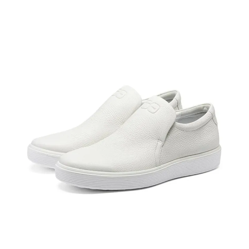 Ecco Soft Cool Stylish Skateboarding Shoes Men's White-1