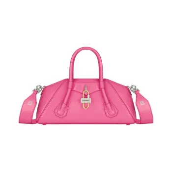 GIVENCHY Antigona Calfskin Shoulder Bag Crossbody Bag Handbag Mini Women's Neon Pink