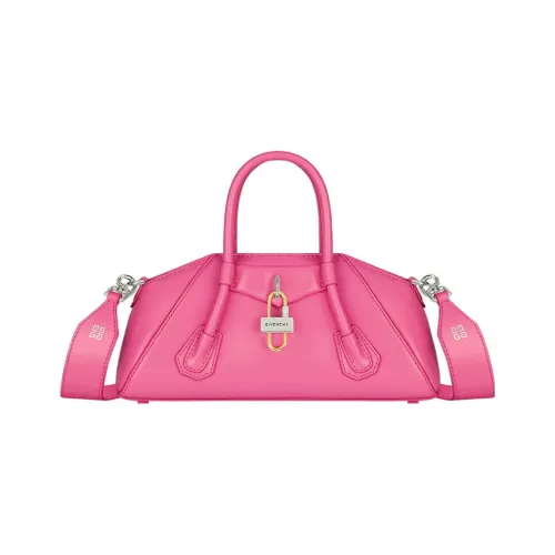 GIVENCHY Antigona Calfskin Shoulder Bag Crossbody Bag Handbag Mini Women's Neon Pink