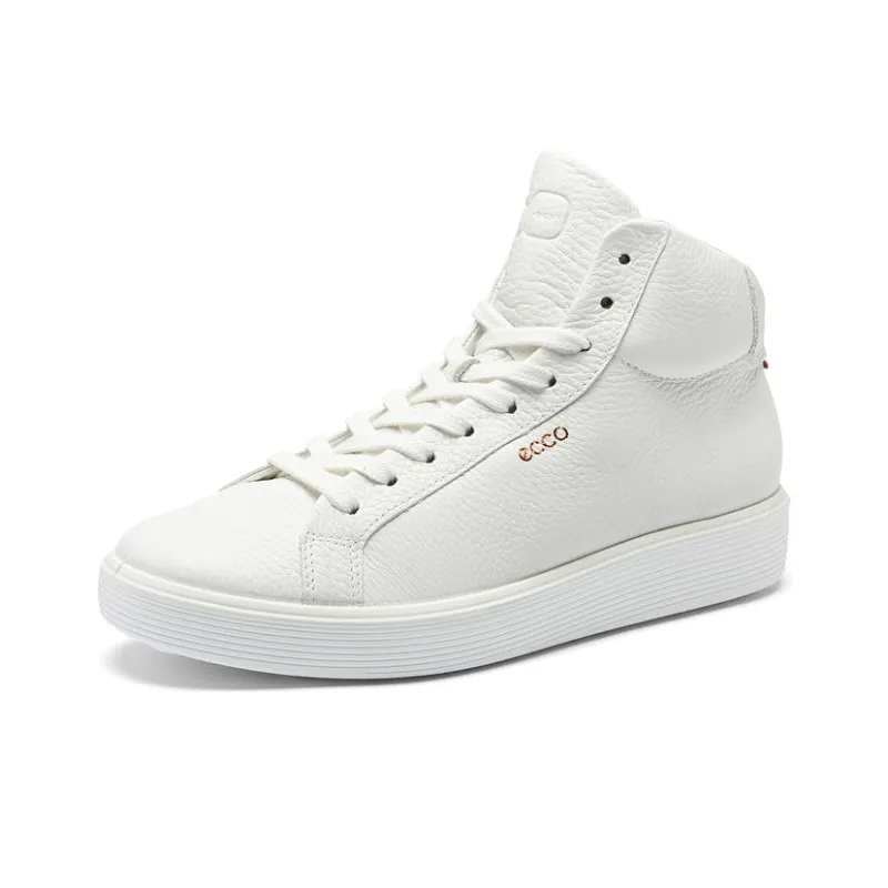 Ecco Graceful Cool 60 Anniversary High Top Skateboard Shoes Women's White-0