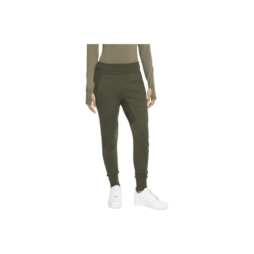 Nike Knitted Sweatpants Women's Olive Green