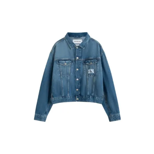 Calvin Klein Denim Jackets Men Denim Blue