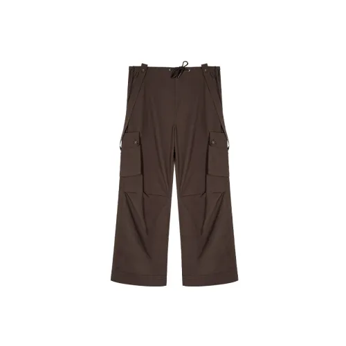 SIMPLE PROJECT Overalls Unisex Brown