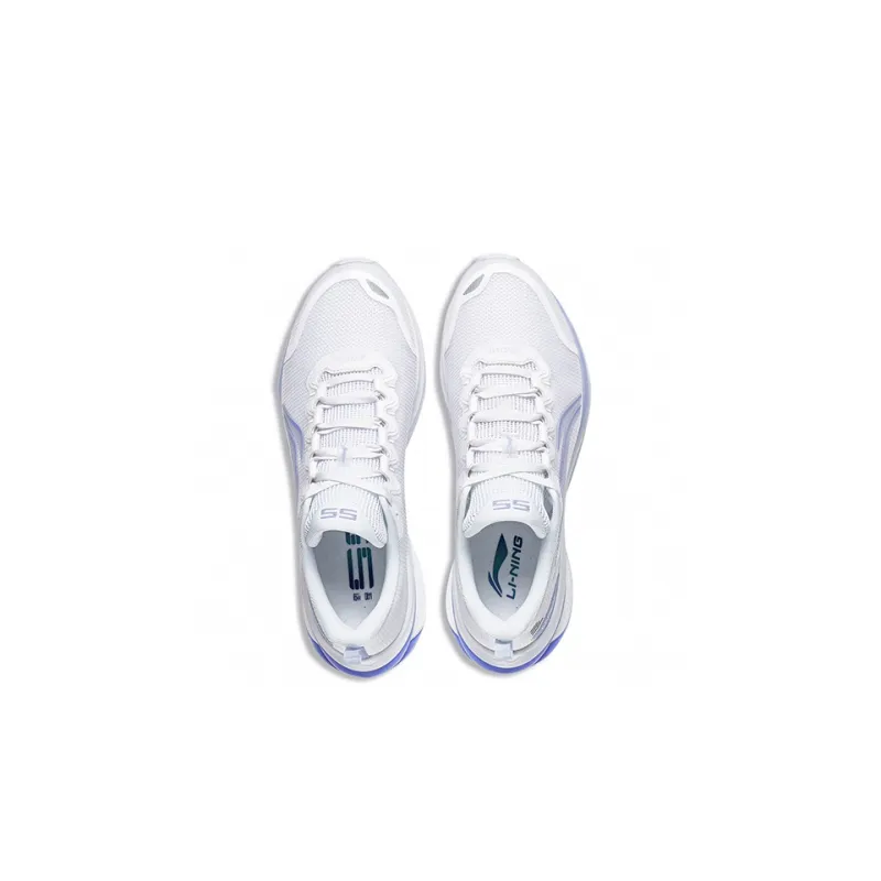 LiNing WuShi 5S 3.0 V2 Cushioning Anti-Slip And Wear-Resistant Low-Top Running Shoes Men's White Purple-2