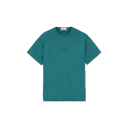 STONE ISLAND T-Shirts Men Dark Green