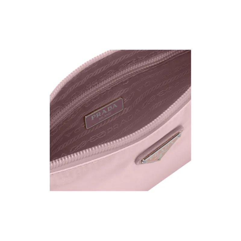 PRADA Re Nylon Mini Bag Alabaster Pink-4