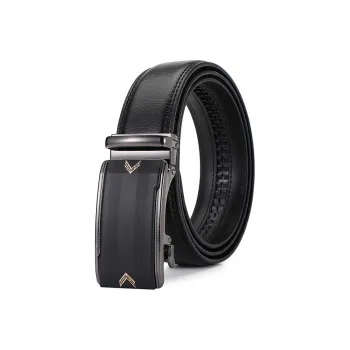 KENMO Subtle And Elegant Business Casual Convenient Automatic Buckle Width 3.5cm Gift Box Set Leather Belts Men's