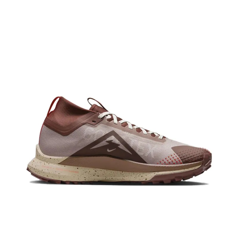Nike React Pegasus Trail 4 Gore Tex Diffused Taupe Dark Pony Sail Picante Red Women's-1