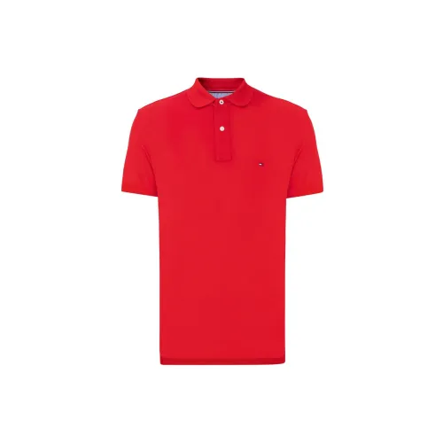 Tommy Hilfiger Polo Shirts Men Dark Red XLG