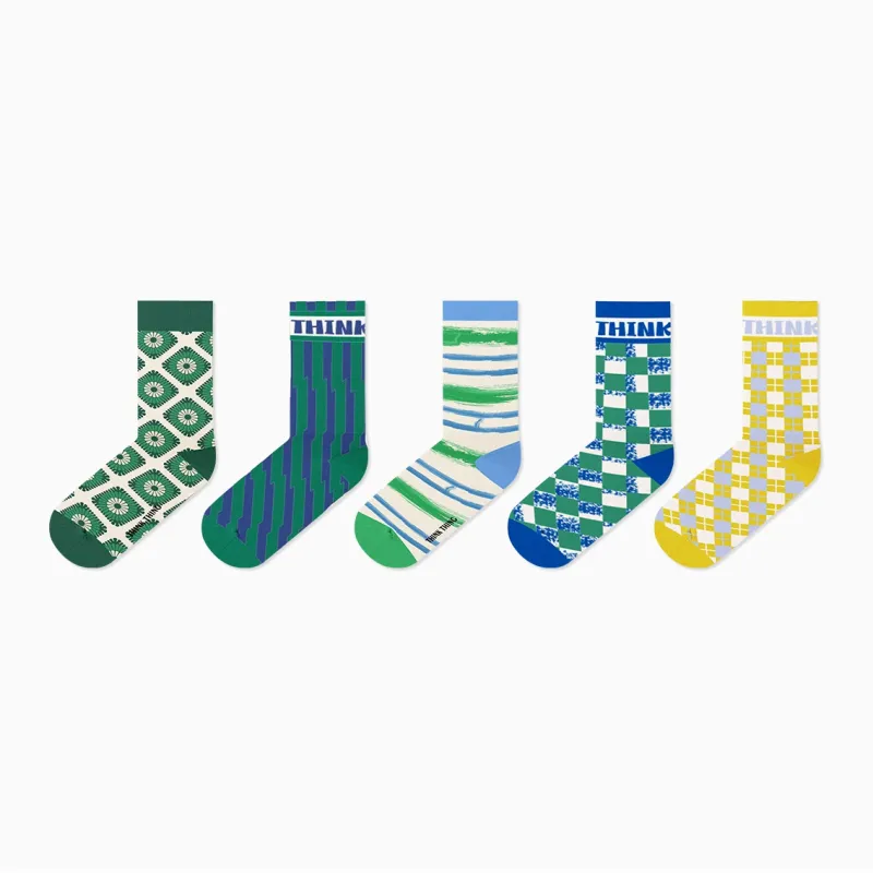 Duanmei Women's Mid Calf Socks-7