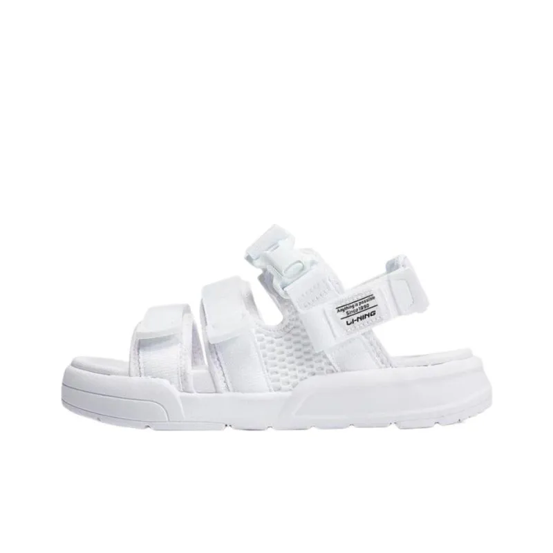 LiNing Sports Sandals Unisex White-0