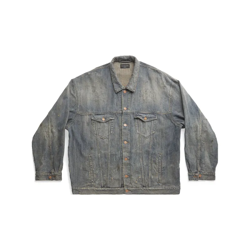 Balenciaga Deconstructed Denim Jacket-1