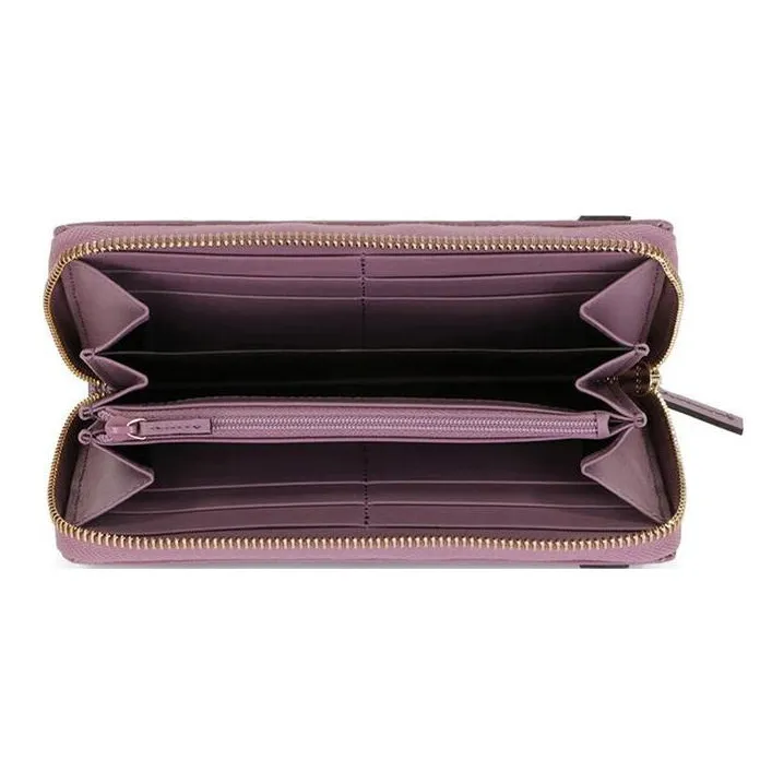 GUCCI Patent Leather Wallet Women's Purple-3
