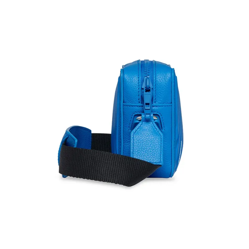 Balenciaga Car Grained Calfskin Camera Bag Shoulder Bag Crossbody Bag Men's Blue-3