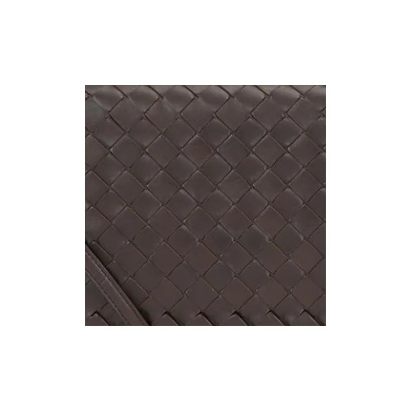 Bottega Veneta Lambskin Messenger Bag Shoulder Bag Crossbody Bag Regular Women's Dark Coffee-5