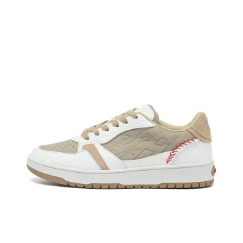 STA x Ocai Low Top Skateboard Shoes Unisex White Brown
